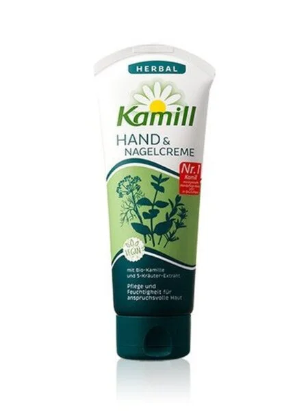 Herbal Hand & Nail Cream (Vegan) by Kamill, 30 ml Travel Size