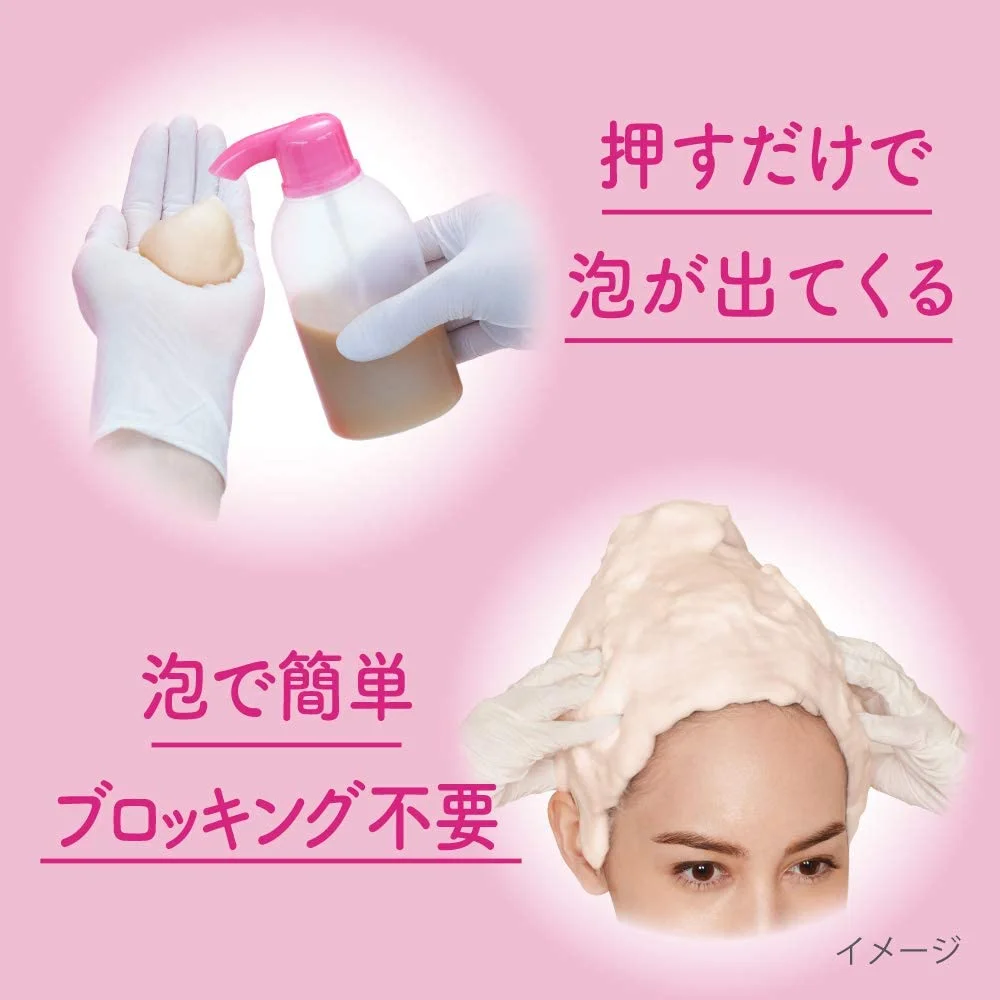日本花王BLAUNE 泡沫染髮劑#6 深棕色：圖片 2