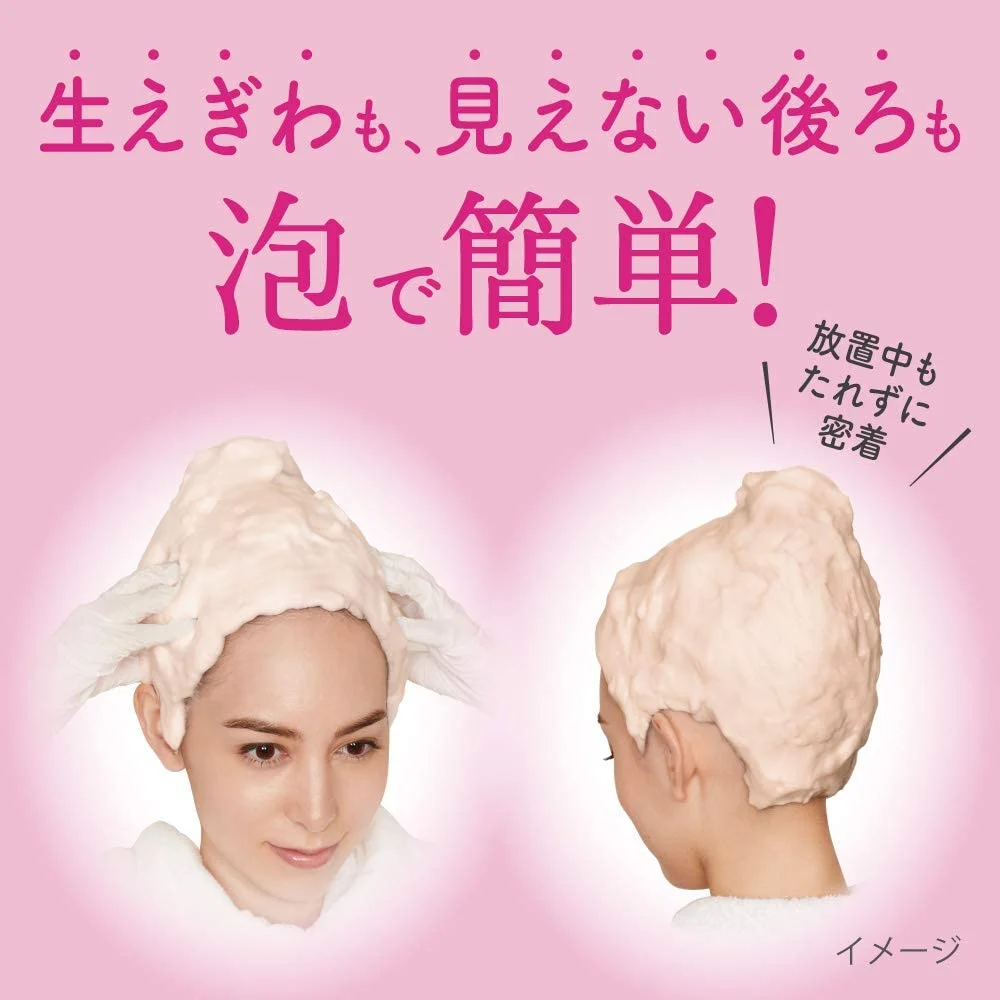 日本花王BLAUNE 泡沫染髮劑#6 深棕色：圖片 3
