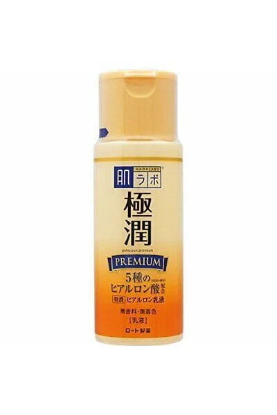 Hadalabo Gokujun Premium Hyaluronic Emulsion by Rohto 140ml