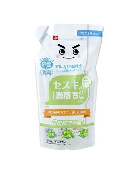 日本LEC Sesqui激落君 鹼性電解水除菌消臭噴霧 簡裝版360ml