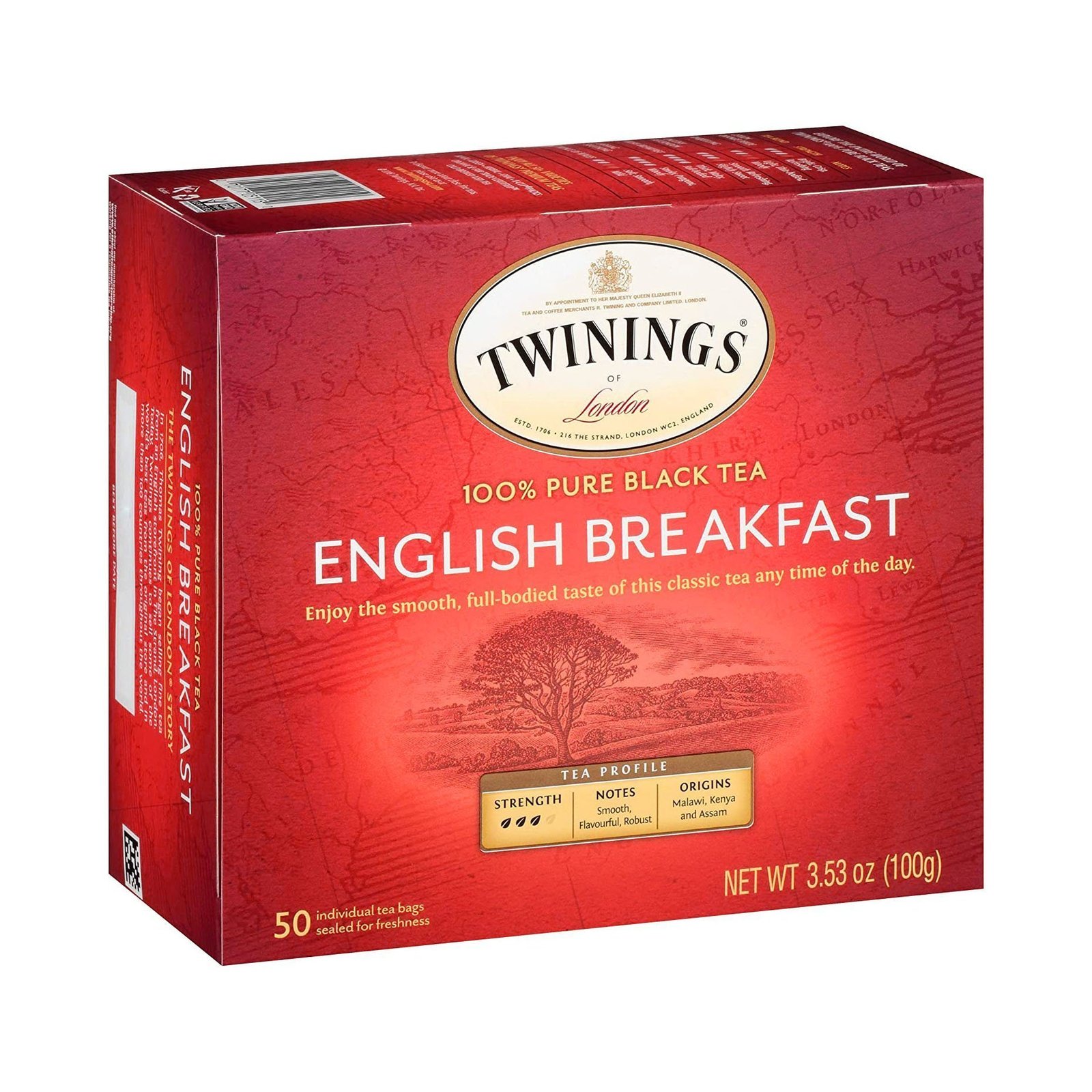 English Breakfast Tea by Twinings, 50ct – La Maison New York