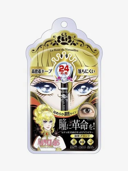 日本BANDAI 凡爾賽玫瑰奧斯卡防水眼線筆 純黑色