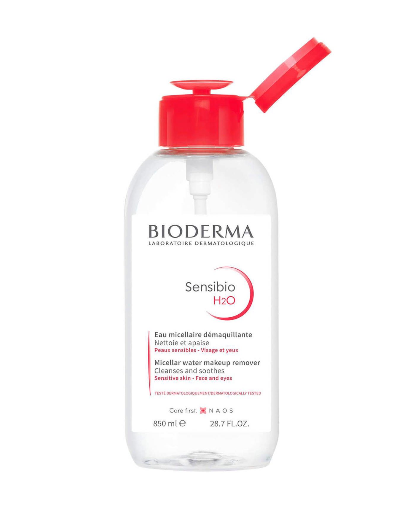 Bioderma Créaline H2O Eau Micellaire Démaquillante Visage et Yeux Peaux  Sensibles 500ml