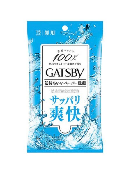 Gatsby Facial Paper, Refreshing Type by Mandom,  15 Sheets
