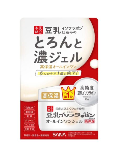 Soy Isoflavone Nameraka Intense High Moisturizing Aging care  All-in-One Gel Cream by SANA, 3.5oz