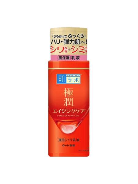 ROHTO Hadalabo Gokujun Aging Care Firming Emulsion, 140ml
